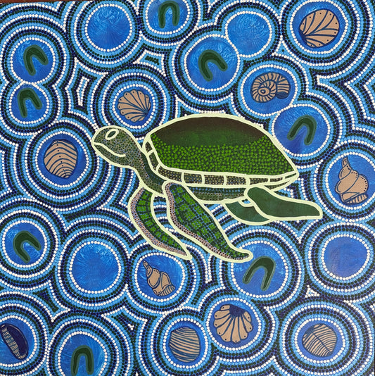 25-138 Sea Turtle by Donald Little