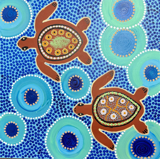 25-175 Turtles on Country by Clara Walsh