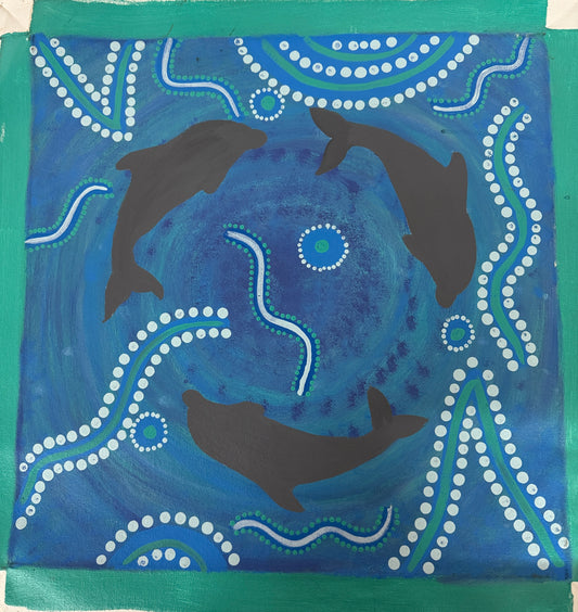 20-179 Dolphins by Clara Walsh