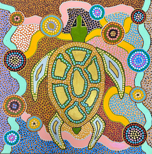 24-159 Turtle Laying Eggs by Wade Little