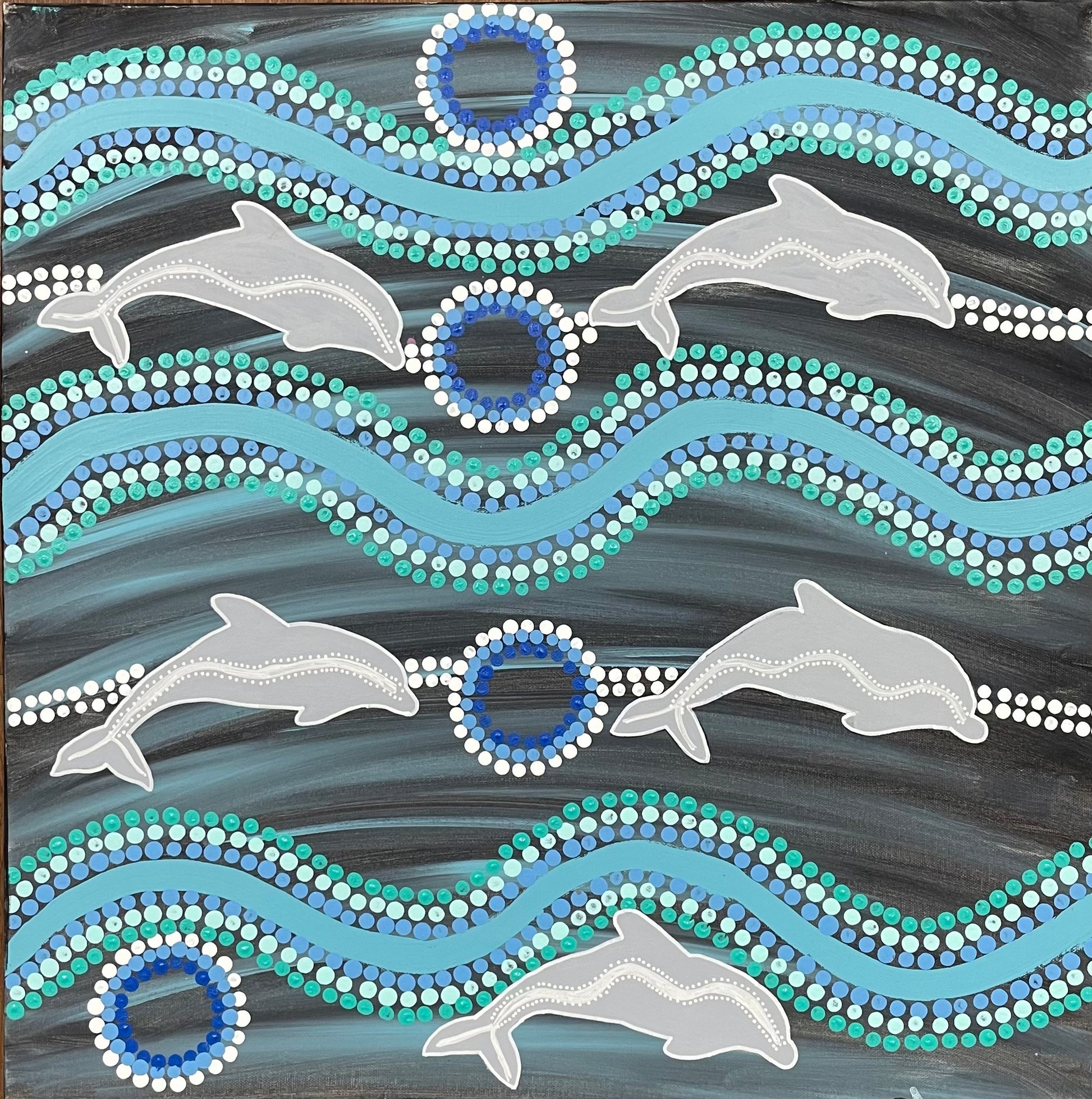 Dolphins by Elizabeth (Clara) Walsh